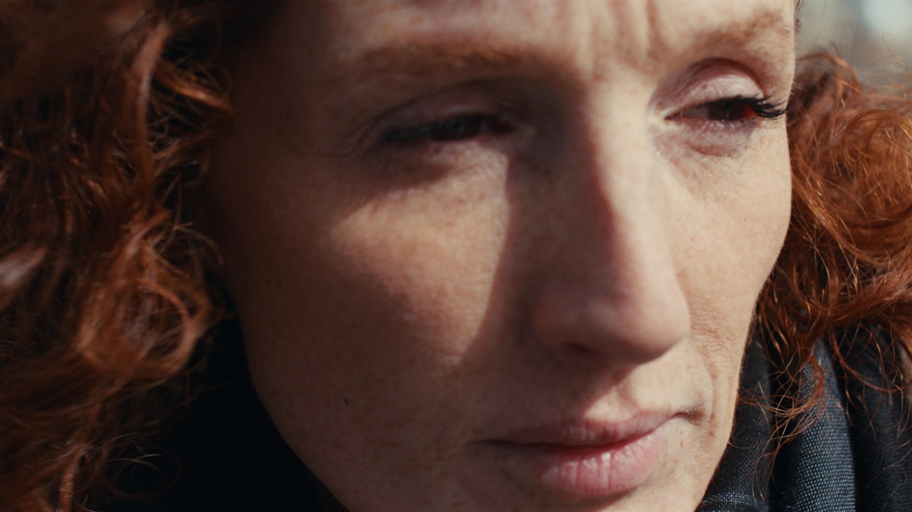 Close up of a womans face